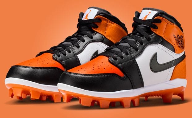 Shattered Backboard Jordan 1 Baseball Cleats are Here for Playoff Season
