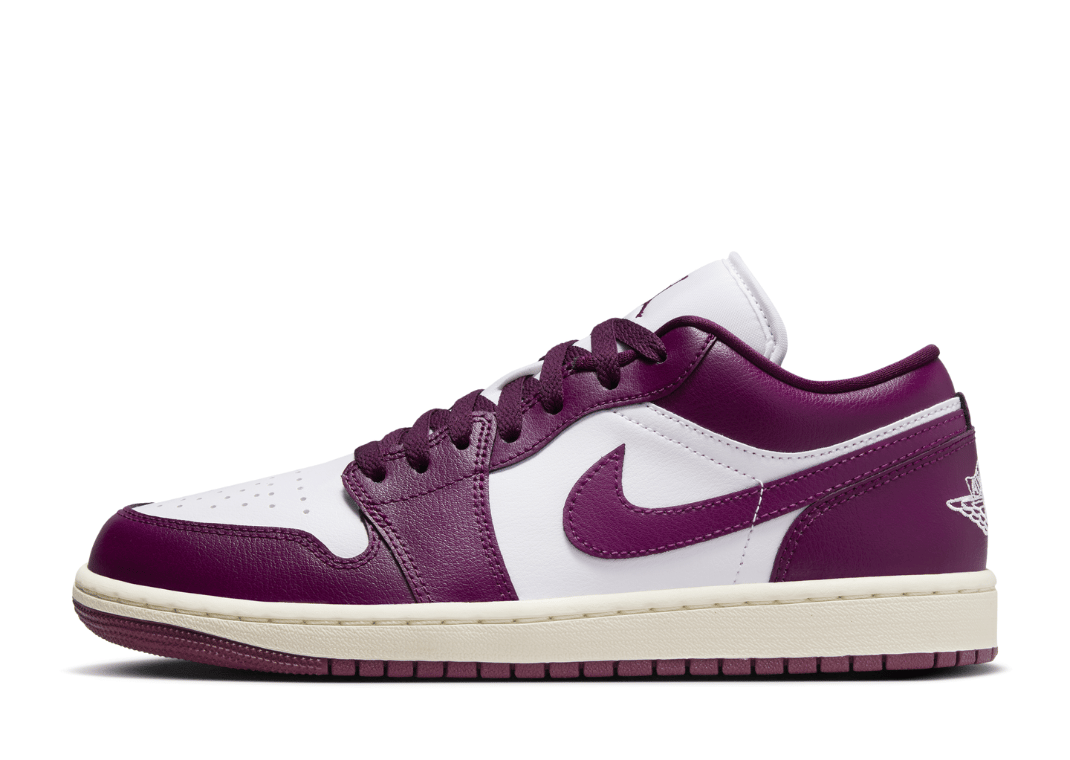 Air Jordan 1 Low White Sail Bordeaux (W)