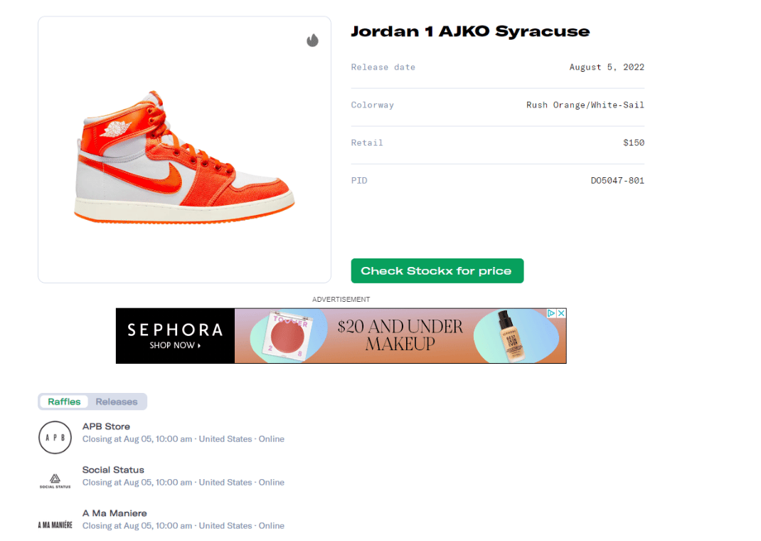 AJKO 1 Syracuse Raffle Guide