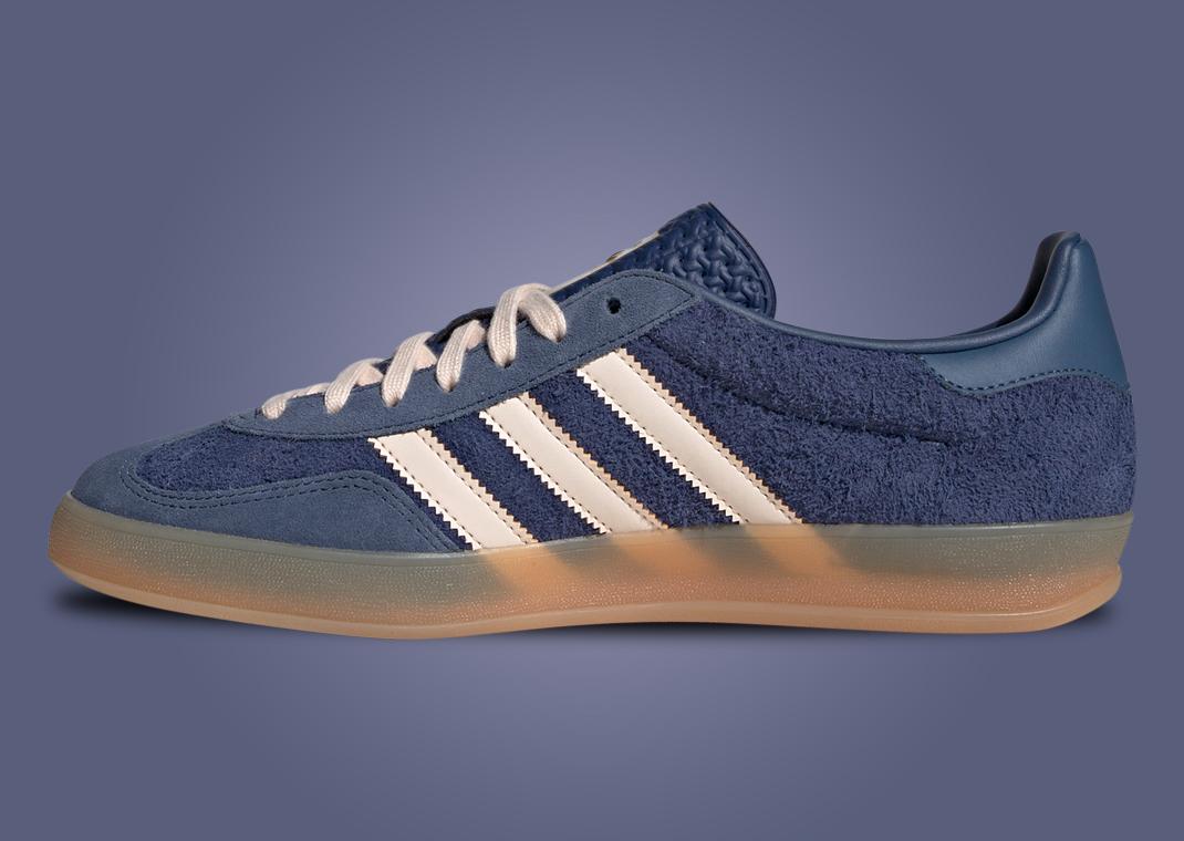 adidas Gazelle Dark Blue Bliss Orange Medial