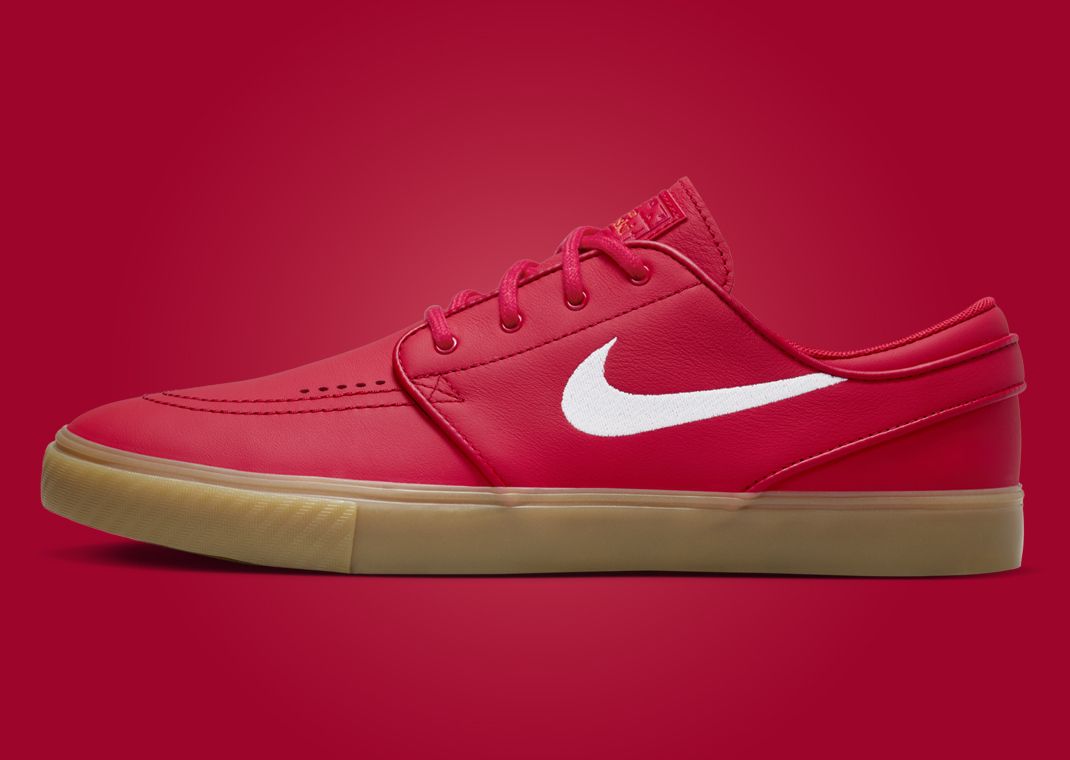 Nike SB Zoom Janoski OG+ University Red Gum Lateral
