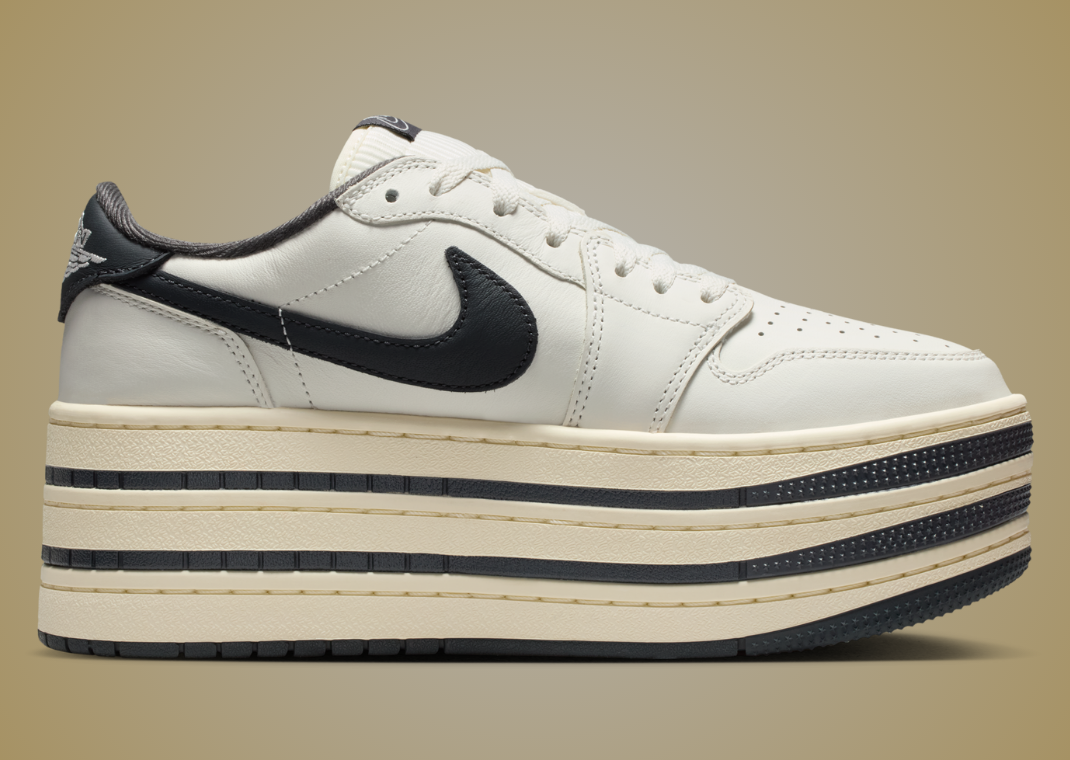 Air Jordan 1 Low Triple Stack Sail (W) - Medial