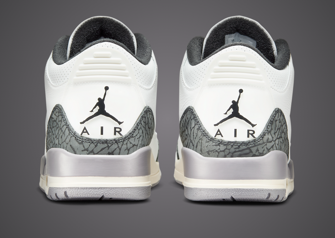 Air Jordan 3 Retro Cement Grey Back