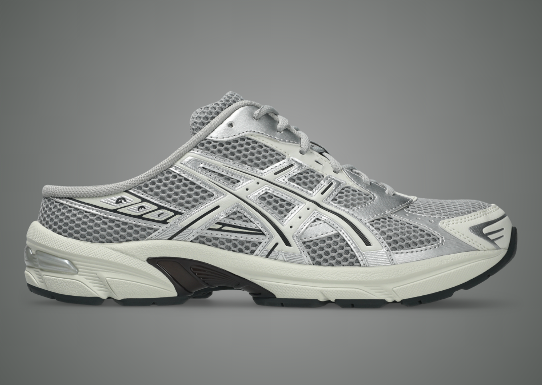 Asics Gel-1130 Mule Silver - Medial