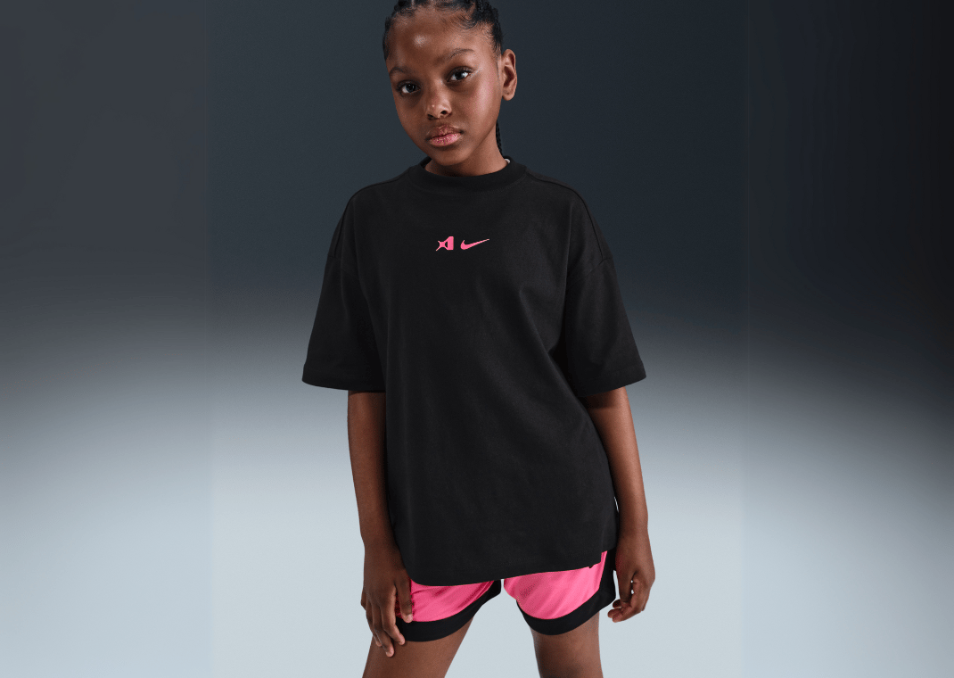 A'ja Wilson Big Kids' (Girls') Oversized T-Shirt
