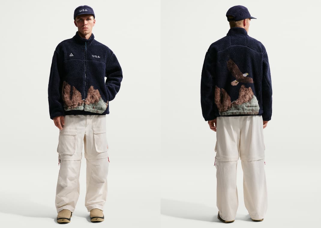 Nike ACG USA Men's Therma-FIT ADV Windproof Full-Zip Fleece Jacket