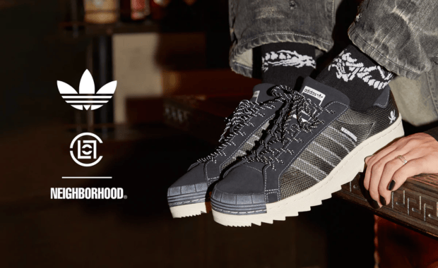 The CLOT x Neighborhood x adidas Superstar Releases October 2023