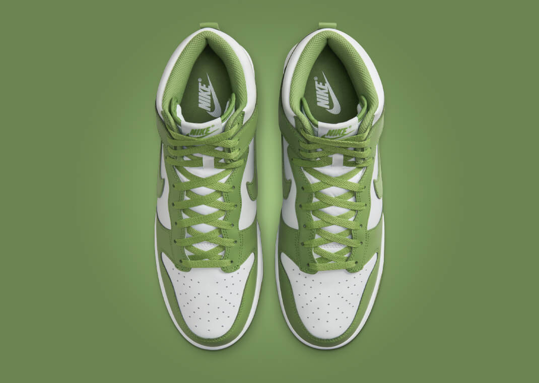 【大人気】★ナイキ★Dunk High Chlorophyll 早い者勝ち!! Size 10.5 *RARE* Nike Dunk 1 Piece Premium High Chlorophyll