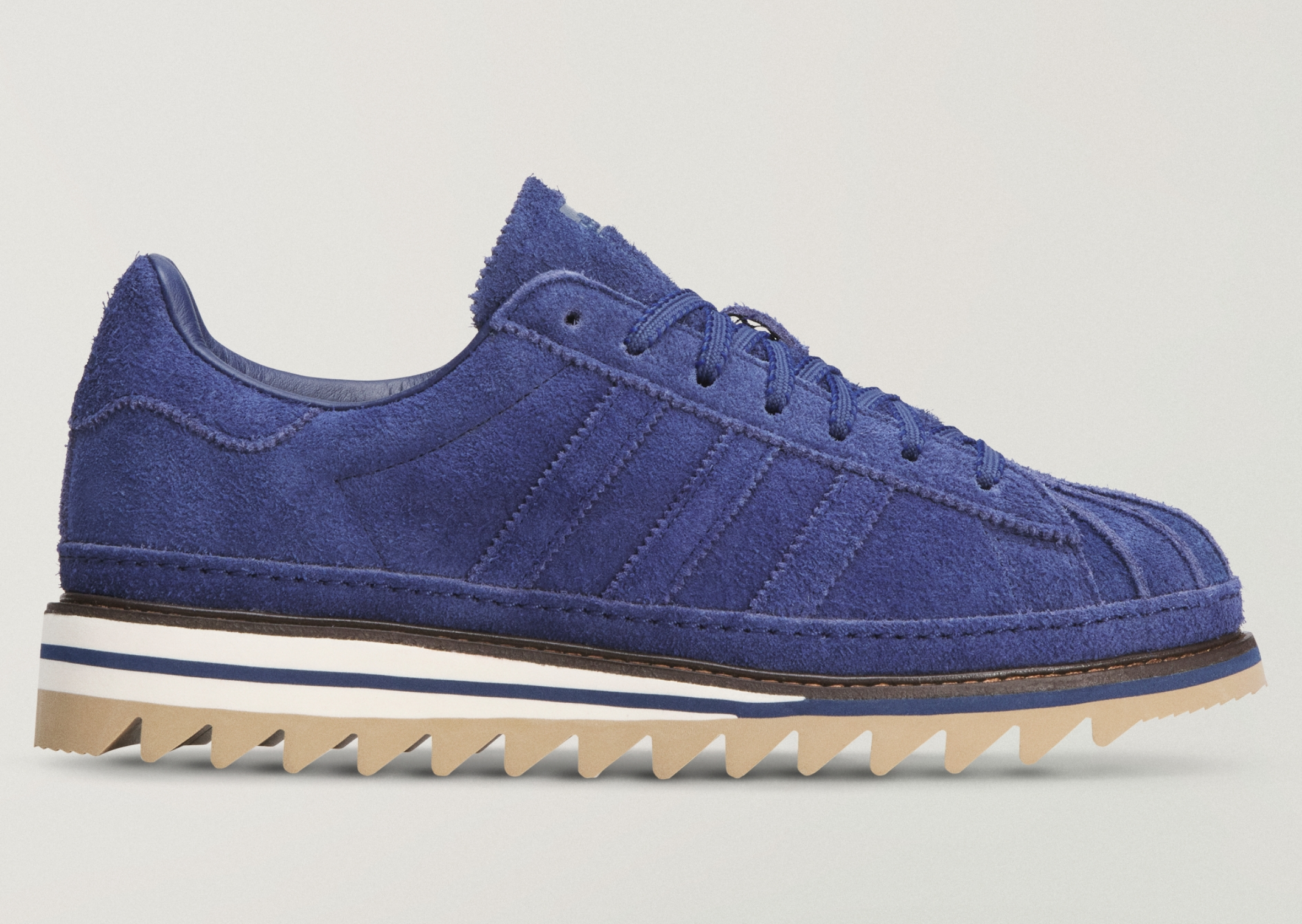 CLOT x adidas Superstar By Edison Chen Dark Blue - Lateral