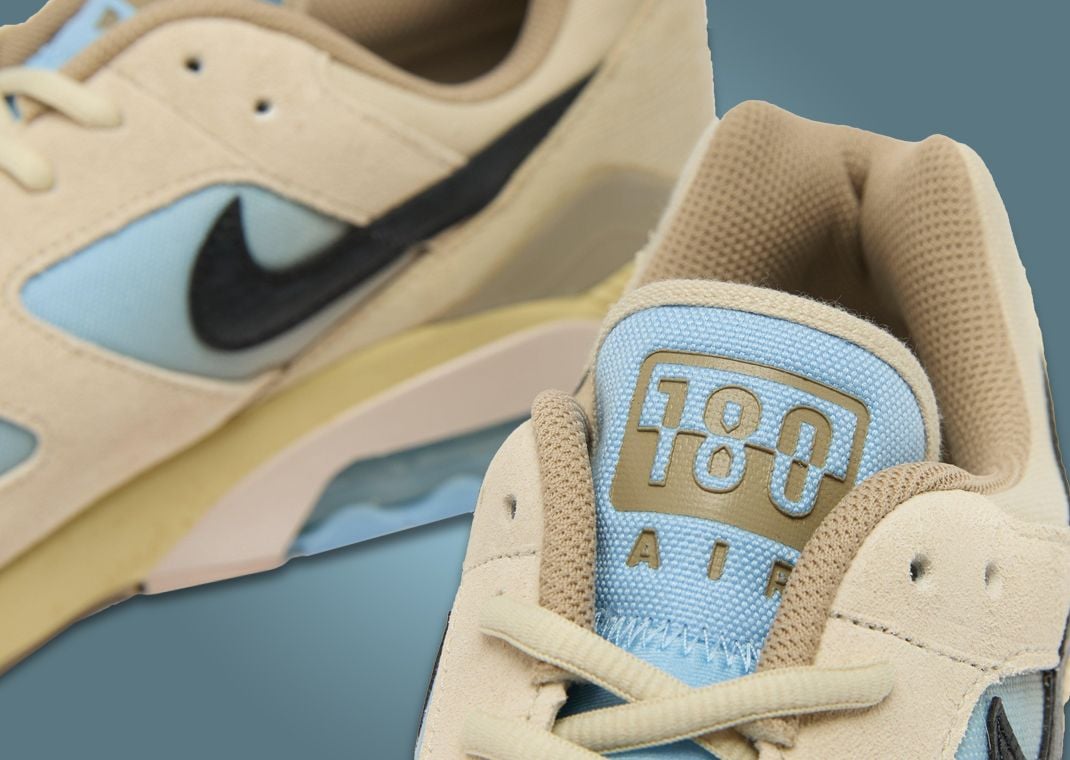 Nike Air 180 Light Khaki Psychic Blue