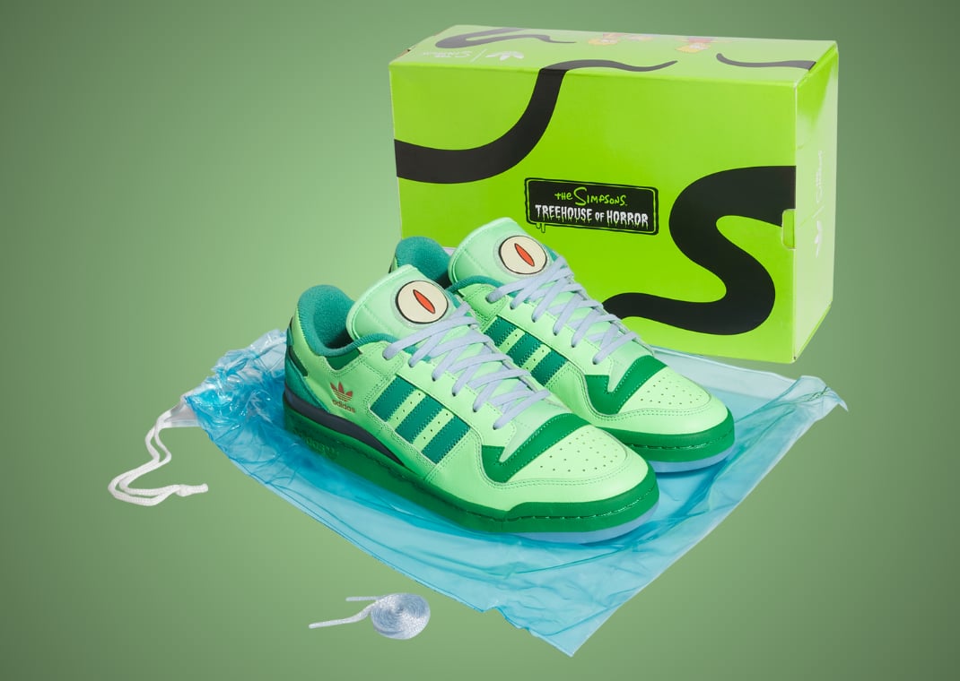 The Simpsons x adidas Forum Low Kang and Kodos