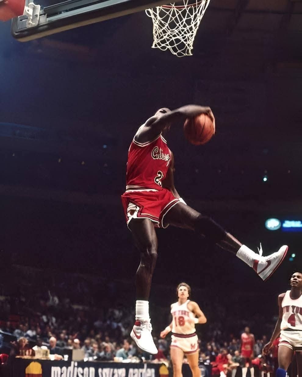 Michael Jordan Nike Air Ship White Red