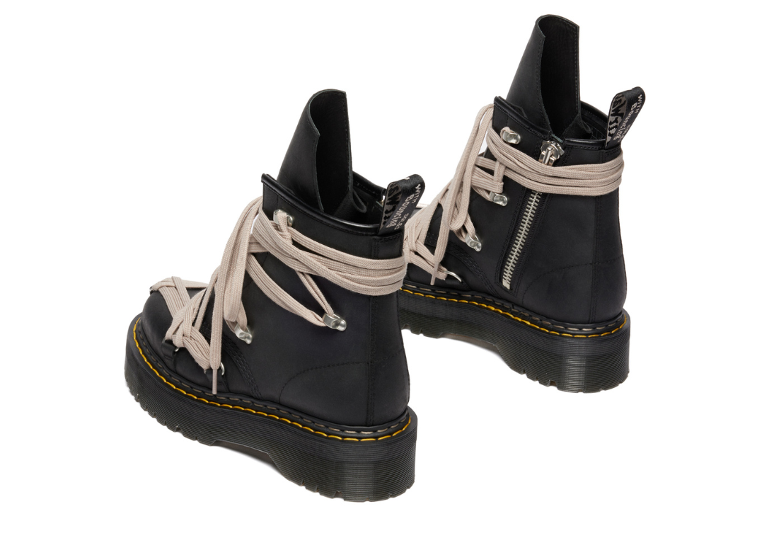 Rick Owens x Dr. Martens 1460 Megalace - Back Angle