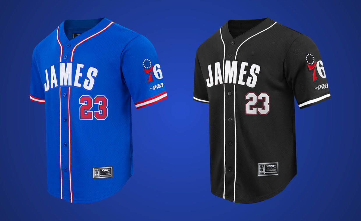 Where to Buy the LeBron James 76ers Baseball Jersey
