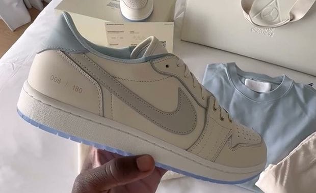 Cam Jordan Gets Gifted The All-New Air Jordan 1 Low 85 Board of Greatness PE