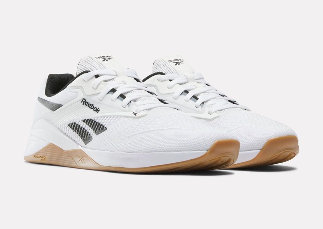 Reebok Nano X4 White Black Gum Angle