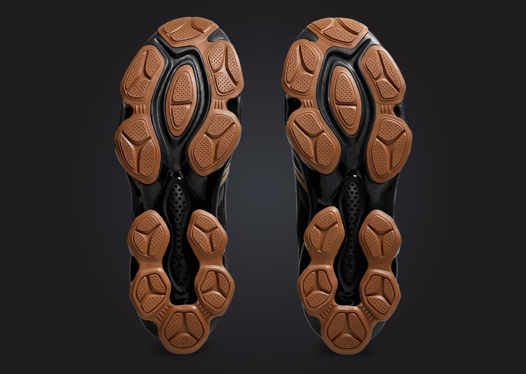 Kiko Kostadinov x Asics Gel-Quantum Zientzia Black Gold Outsole