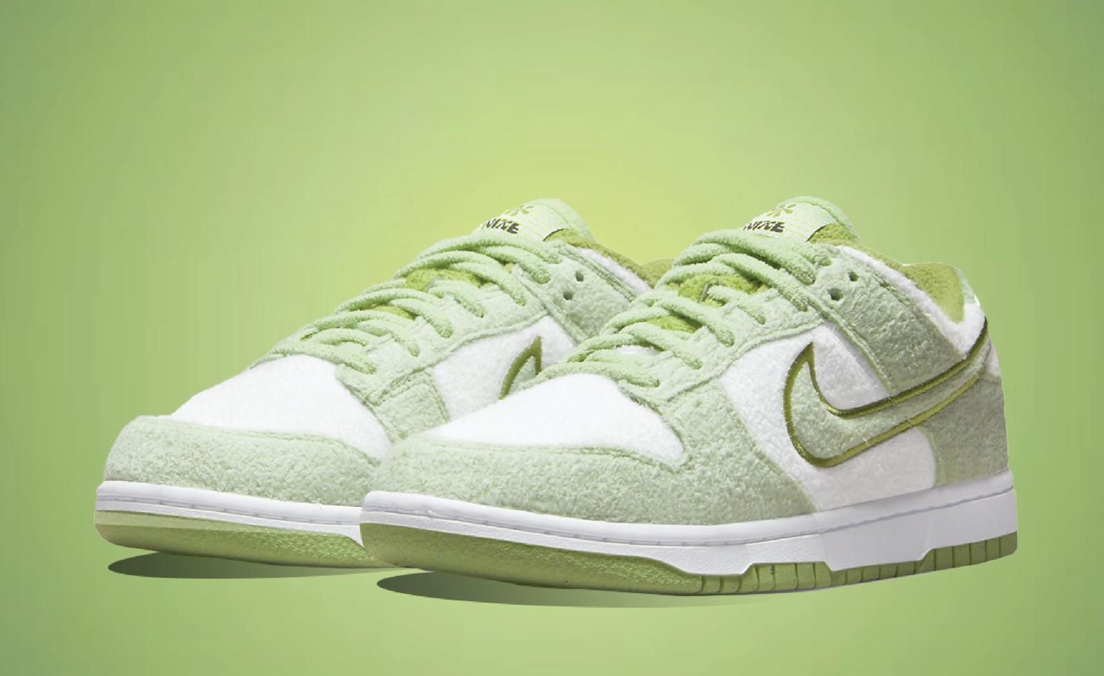 The Nike Dunk Low Fleece Green Is Minty Fresh