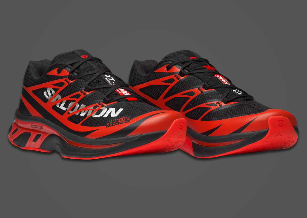 MM6 Maison Margiela x Salomon XT-MM-6 Black Cherry Tomato Angle