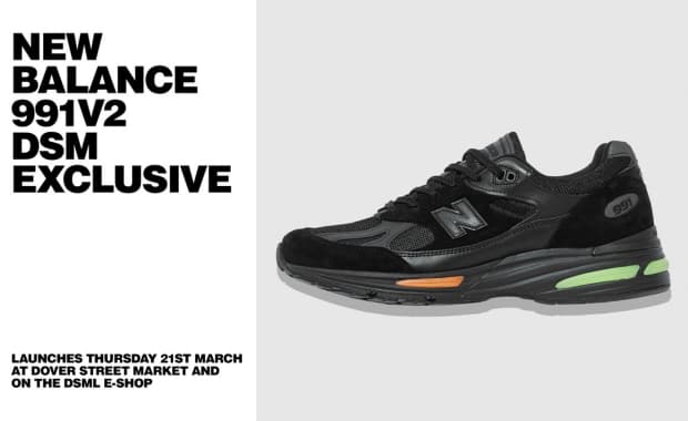 Dover Street Market Exclusive New Balance 991v2 Made in UK London Marathon