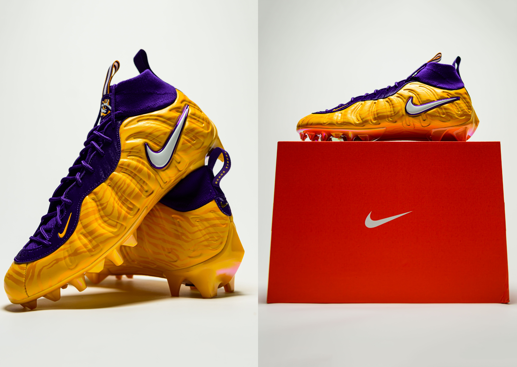 LSU Nike Vaporposite Pro PE Cleats