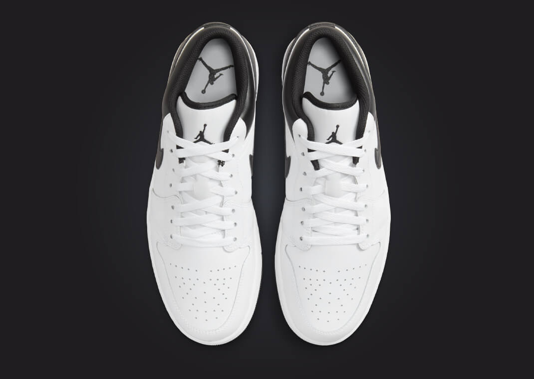 Nike Air Jordan 1 Low ホワイト/ブラック Nike Air Jordan 1 Low AJ1 White Black Men Casual Shoes
