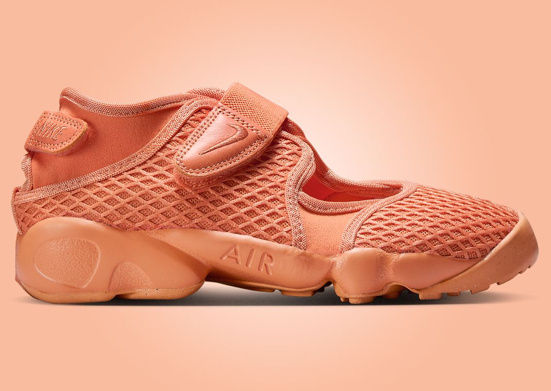 Nike Air Rift Breathe Healing Orange (W) Lateral