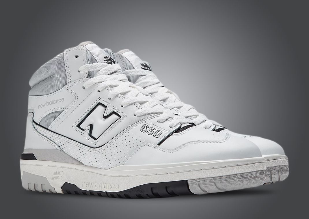 New Balance 650 White Grey Black