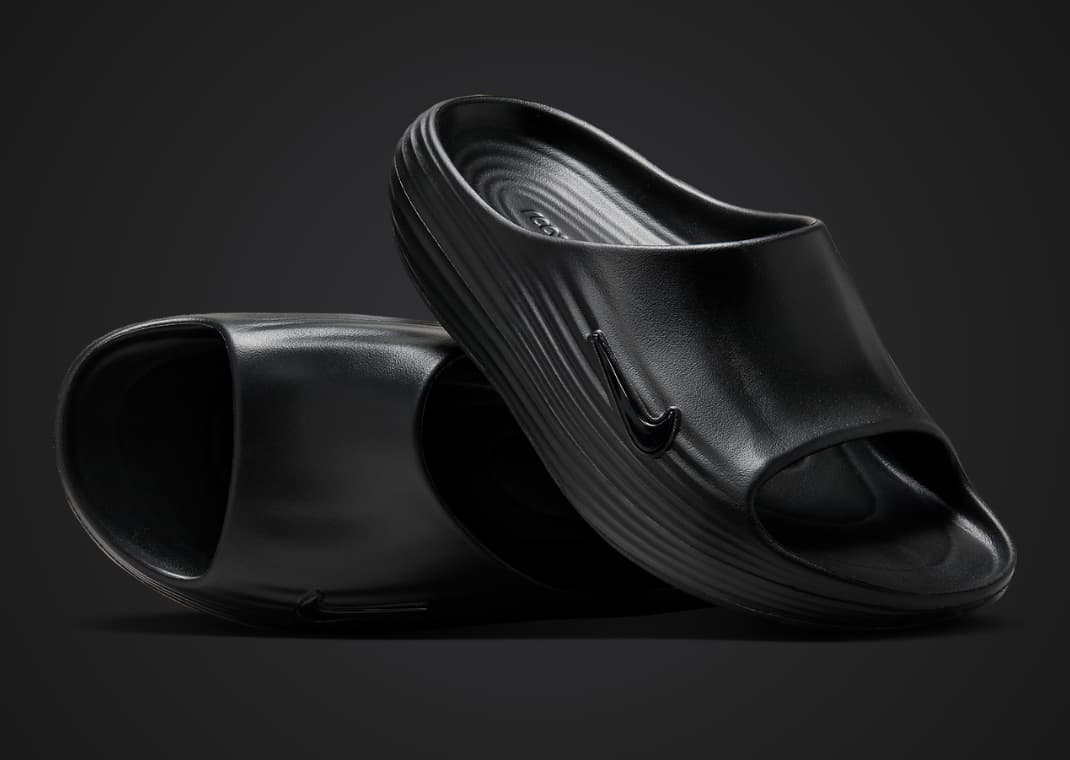 The Nike ReactX Rejuven8 Slide Black Releases Summer 2025