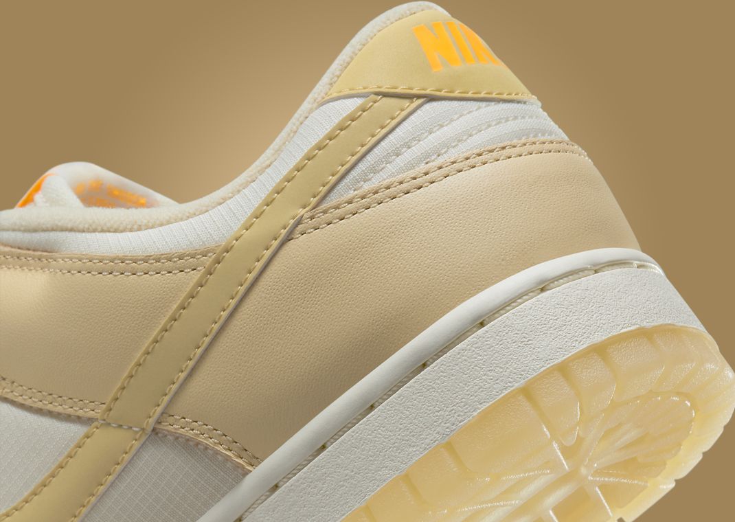 Nike Dunk Low Muslin Team Gold (W) Heel Detail