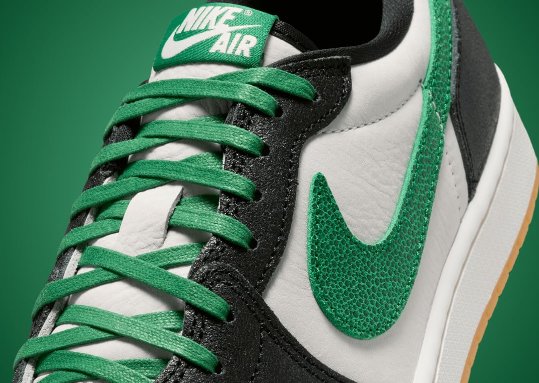 Air Jordan 1 Retro Low OG Phantom Pine Green