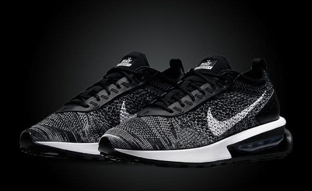 This Nike Air Max Flyknit Racer Comes In A Black White Combo