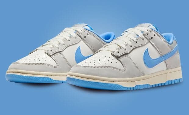 The Nike Dunk Low Athletic Department Sail University Blue Releases July 25