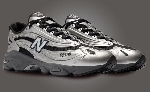 New Balance 1000 Black Metallic Silver