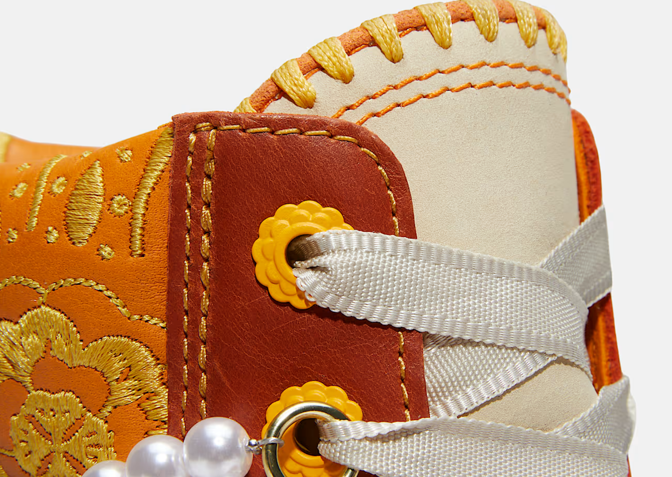 Timberland 6-Inch Boot Platform Día de Muertos Rust Full-Grain (W) - Detail