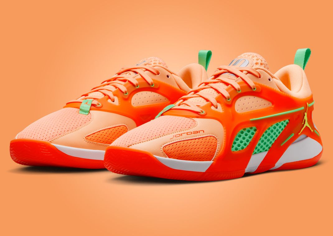 Jordan Heir Orange Angle