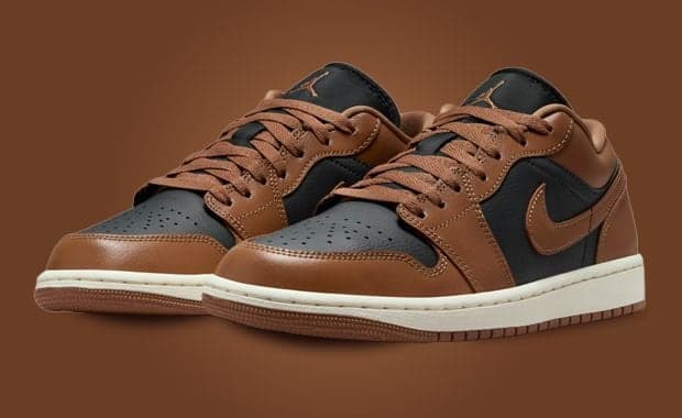 Air Jordan 1 Low Black Archaeo Brown (W)