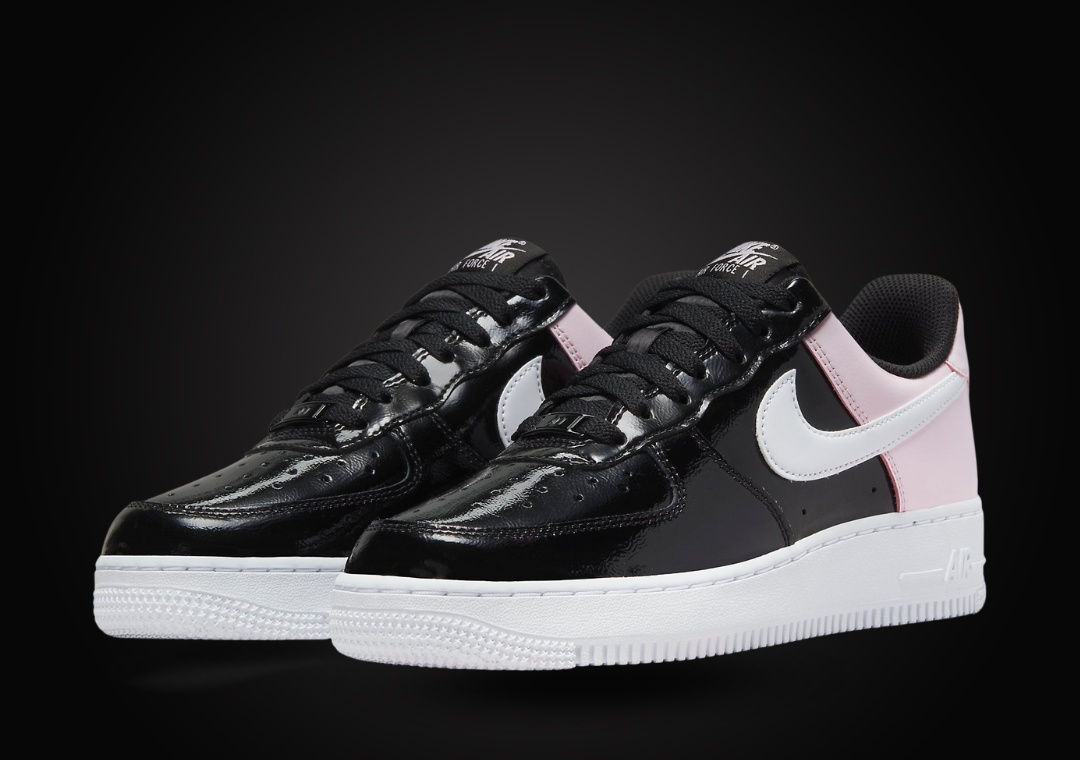 Nike Air Force 1 Low Patent Black Pink (W)