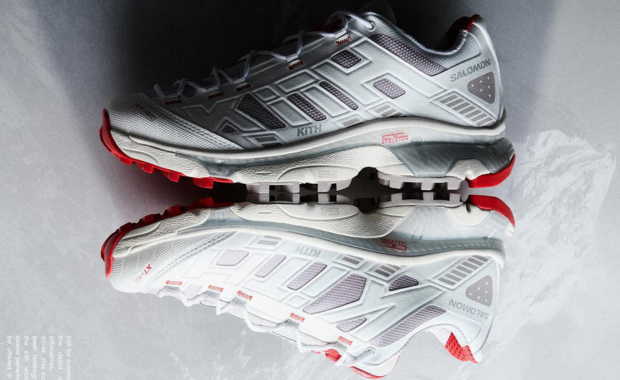 Kith for Salomon XT-4K ホワイト/レッド 27cm The Kith x Salomon XT