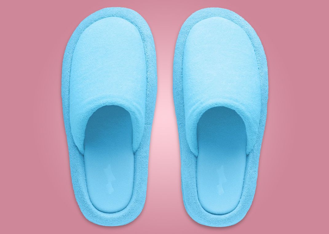 SKYLRK Chunky Mule Blues Blue Top