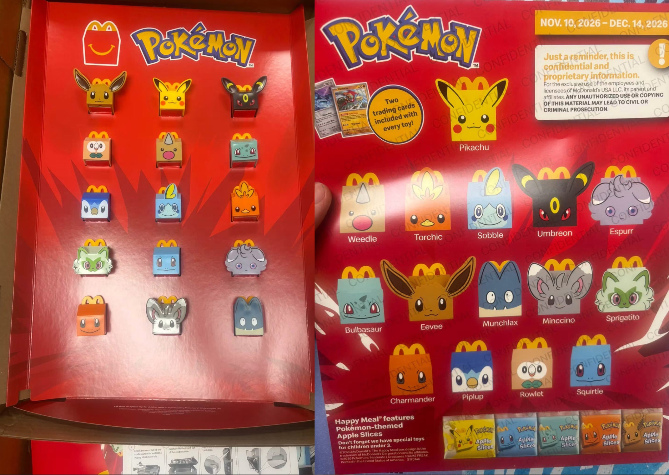 McDonald's x Pokémon Happy Meal Collab