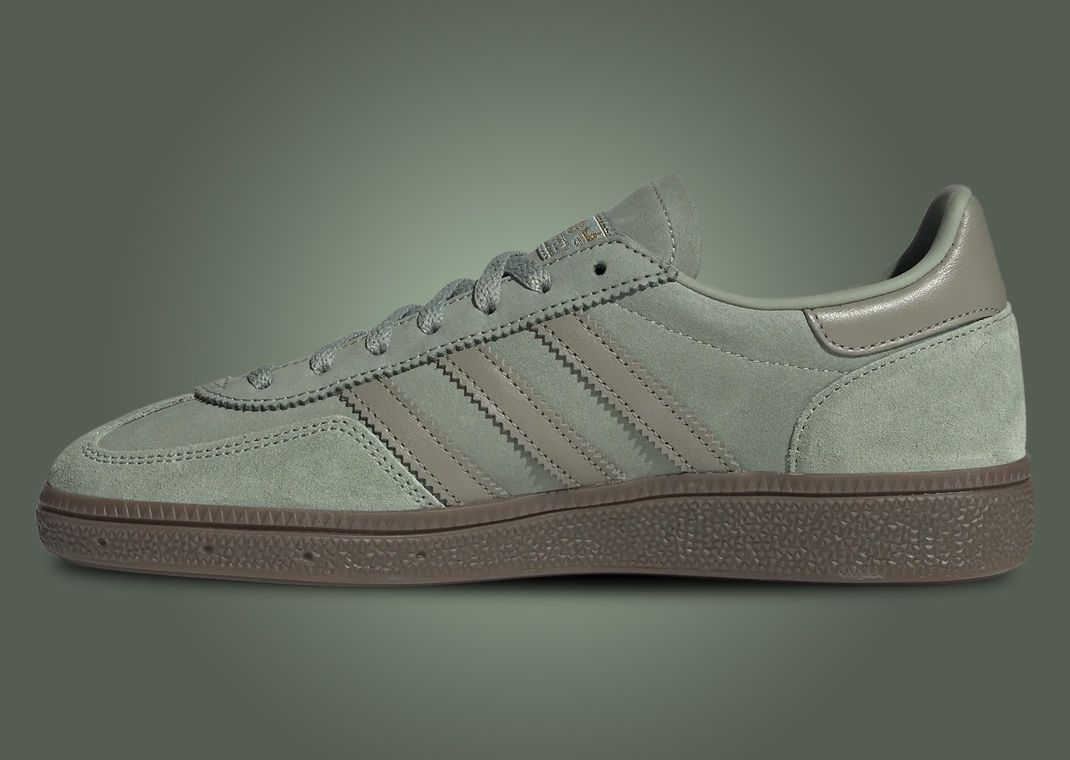 adidas Handball Spezial Silver Green (W) Medial