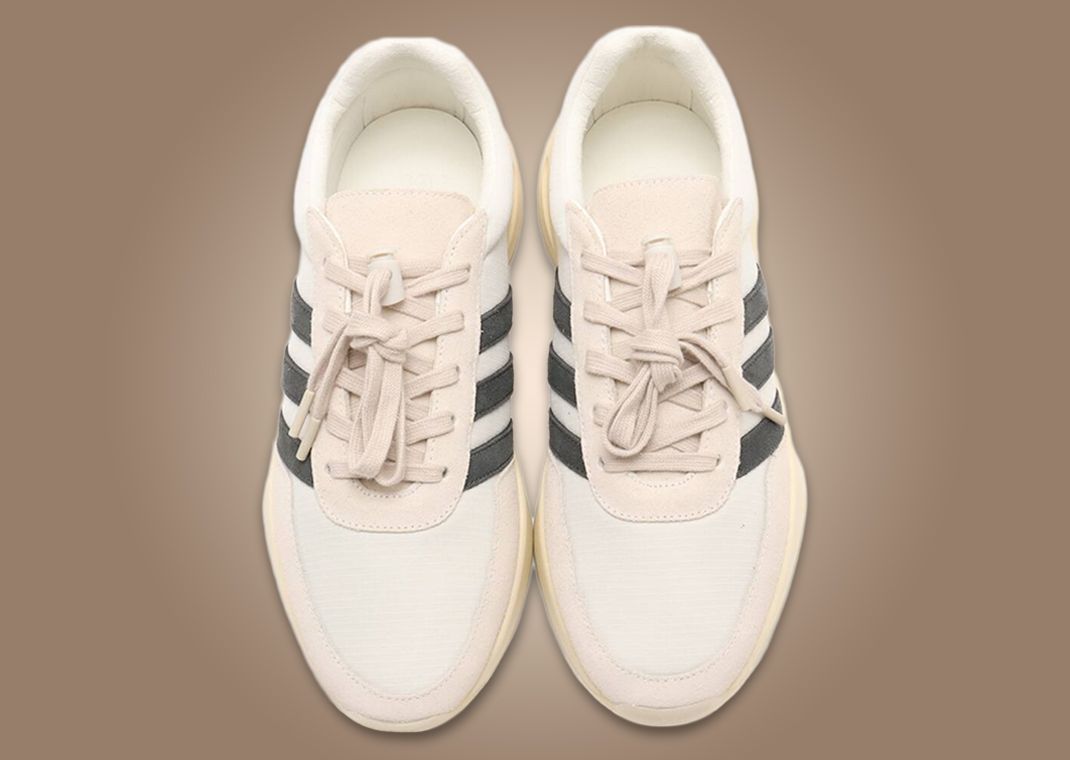 Fear Of God Athletics x adidas Los Angeles Runner Cream White Top Down