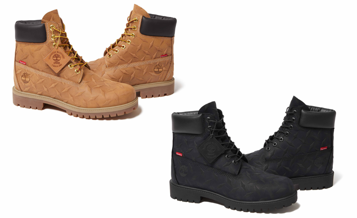 Supreme is Ready for Winter with Two Pairs of Diamond-Plated Timberlands