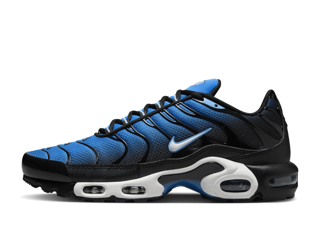 Blue and white nike air max plus online