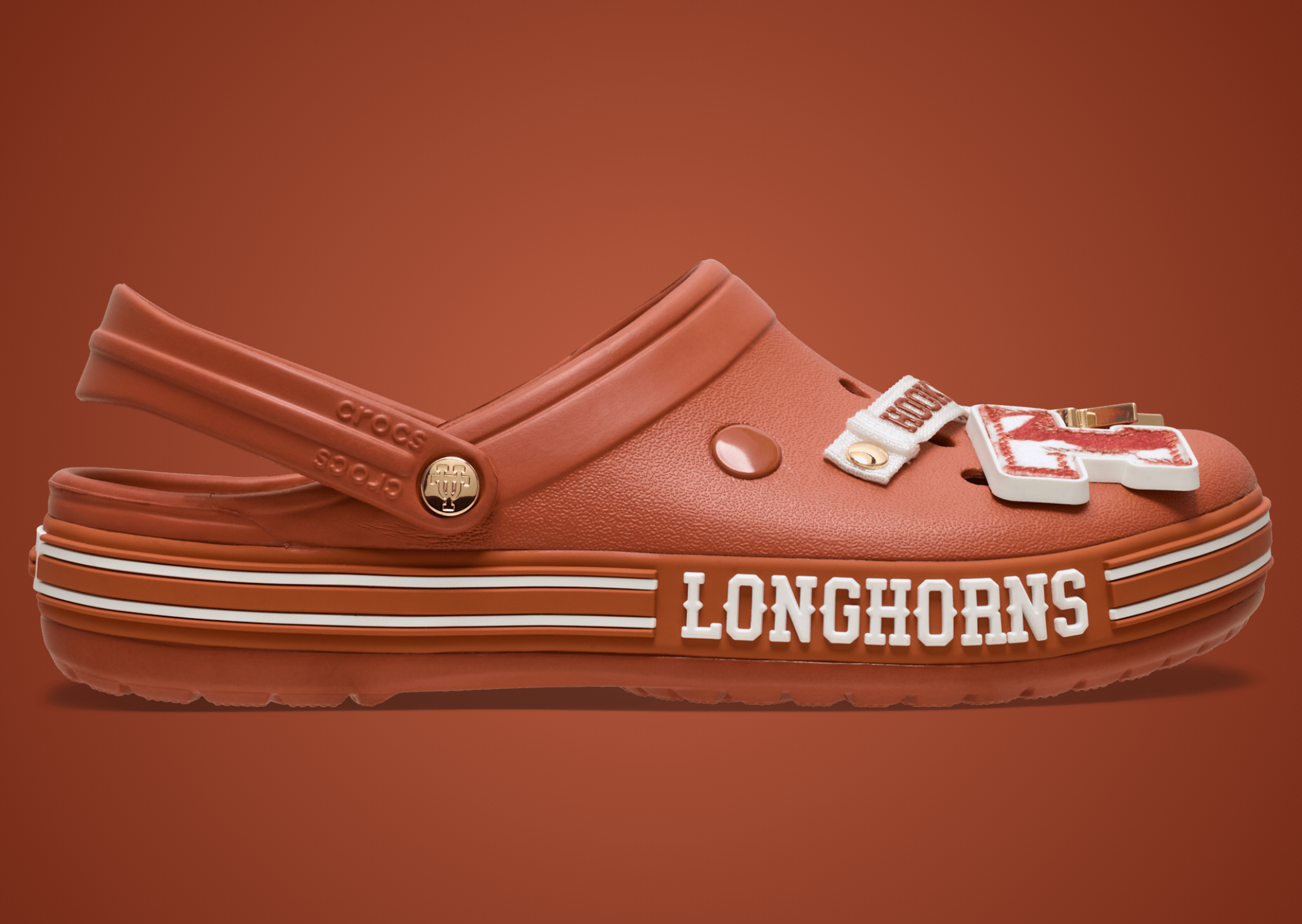 NCAA X Crocs Classic CrocBand Texas - Lateral