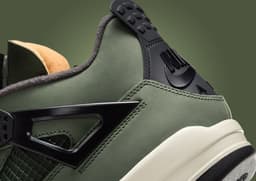 Undefeated x Air Jordan 4 Retro OG SP Heel Detail
