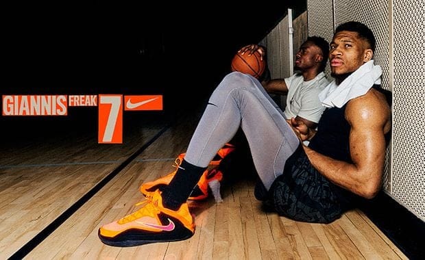 Nike Officially Unveils Giannis Antetokounmpo's Nike Giannis Freak 7