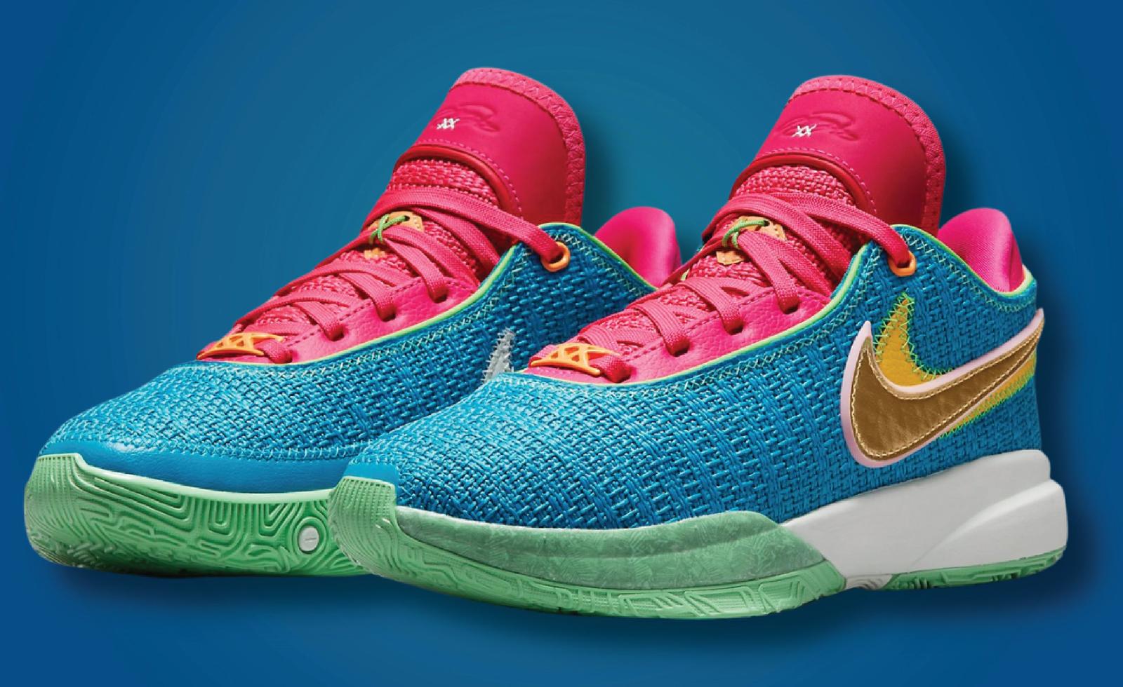 Laser Blue Dresses This Kids Exclusive Nike LeBron 20