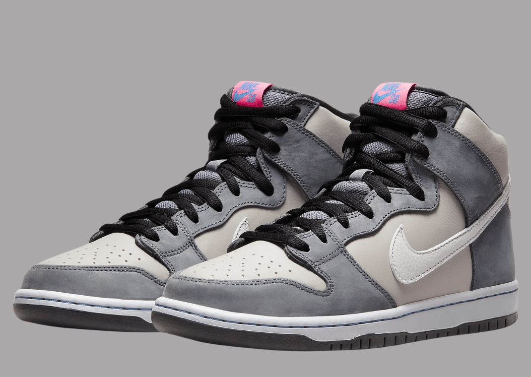 The Nike SB Dunk High Gets A Medium Grey Makeover The Nike SB Dunk High Gets A Medium Grey Makeover